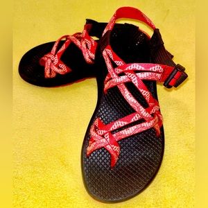 CHACO Z CLOUD Sandals Orange Strappy women’s 6